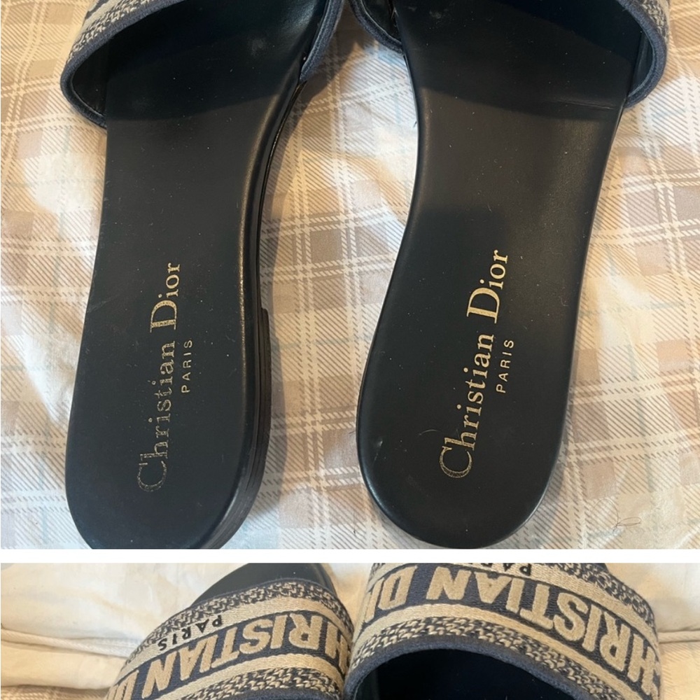 Dior Black Slides